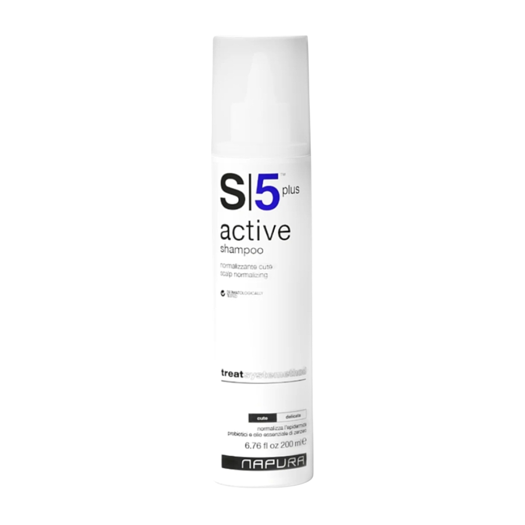 NAPURA S5+ Active PLUS Shampoo 200ml - Шампунь проти лупи та для відновлення мікробіому шкіри голови NAPURA S5+ Active PLUS Shampoo 200ml - Шампунь проти лупи та для відновлення мікробіому шкіри голови